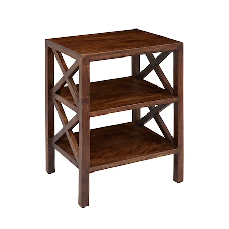 X Side Accent Table